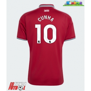 Manchester United Matheus Cunha #10 Primera Equipación 2026-27 Manga Corta
